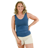 There for You Tank in Denim