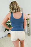 There for You Tank in Denim
