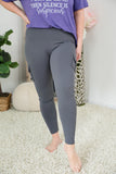 Out of Love Leggings in Charcoal