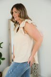 Charming Top in Taupe