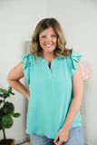 Charming Top in Emerald