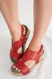 Corkys Refreshing Glitter Wedges