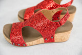 Corkys Refreshing Glitter Wedges