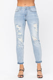 Brighter Days Ahead Judy Blue Boyfriend Jeans