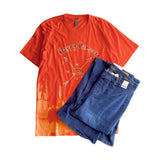 Happy Camper Bleached Graphic Tee