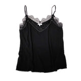 The Perfect Lace Trim Cami in Black