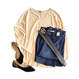 Be Determined Top in Ivory