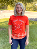 Happy Camper Bleached Graphic Tee