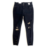 You Go Girl Leopard Patch Judy Blue Jeans