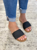 All Natural Slides in Black