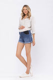 Baby's on the Way Judy Blue Maternity Shorts