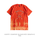 Happy Camper Bleached Graphic Tee