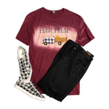 Farm Fresh Bleached Graphic Tee
