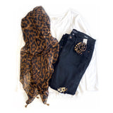 You Go Girl Leopard Patch Judy Blue Jeans