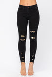 You Go Girl Leopard Patch Judy Blue Jeans