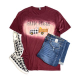 Farm Fresh Bleached Graphic Tee