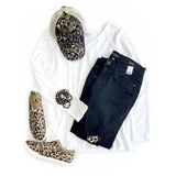 You Go Girl Leopard Patch Judy Blue Jeans