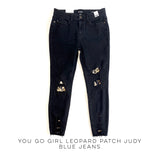 You Go Girl Leopard Patch Judy Blue Jeans