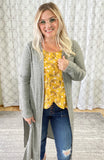 Sway with Me Gray Cardigan
