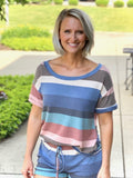 I Woke Up Like This Stripe Top