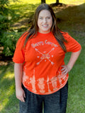 Happy Camper Bleached Graphic Tee