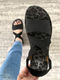 Thrive Sandals in Black