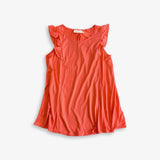 All Along Top in Coral