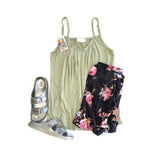 Floral Paradise Harem Shorts