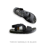 Thrive Sandals in Black