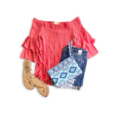 Among the Stars Judy Blue Patch Shorts