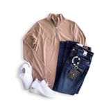 World of Our Own Top in Taupe