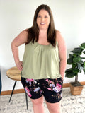 Floral Paradise Harem Shorts
