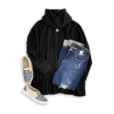 Classic Cowl Neck Top in Plus