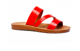 The Lydia Sandal in Red