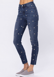 Wish Upon a Star Judy Blue Skinny Jeans