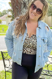 Distressed Jean Jacket Light