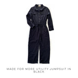 Made for More Utility Jumpsuit in Black