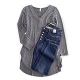 Beauty Runs Deep Top in Charcoal