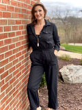Made for More Utility Jumpsuit in Black