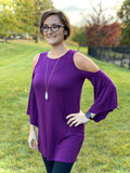 Southern Belle Top in Violet