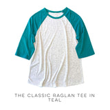 The Classic Raglan Tee in Teal