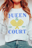 QUEEN OF THE COURT GRAPHIC SWEATSHIRT