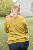 Make it Right Pullover in Olive Mustard