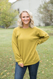 Make it Right Pullover in Olive Mustard