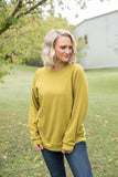 Make it Right Pullover in Olive Mustard