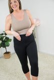 Born Ready Black Capri Leggings