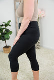 Born Ready Black Capri Leggings