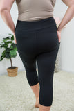 Born Ready Black Capri Leggings