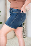 My Best Interest Judy Blue Tummy Control Cool Denim Shorts