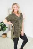 Speak the Truth Top in Olive